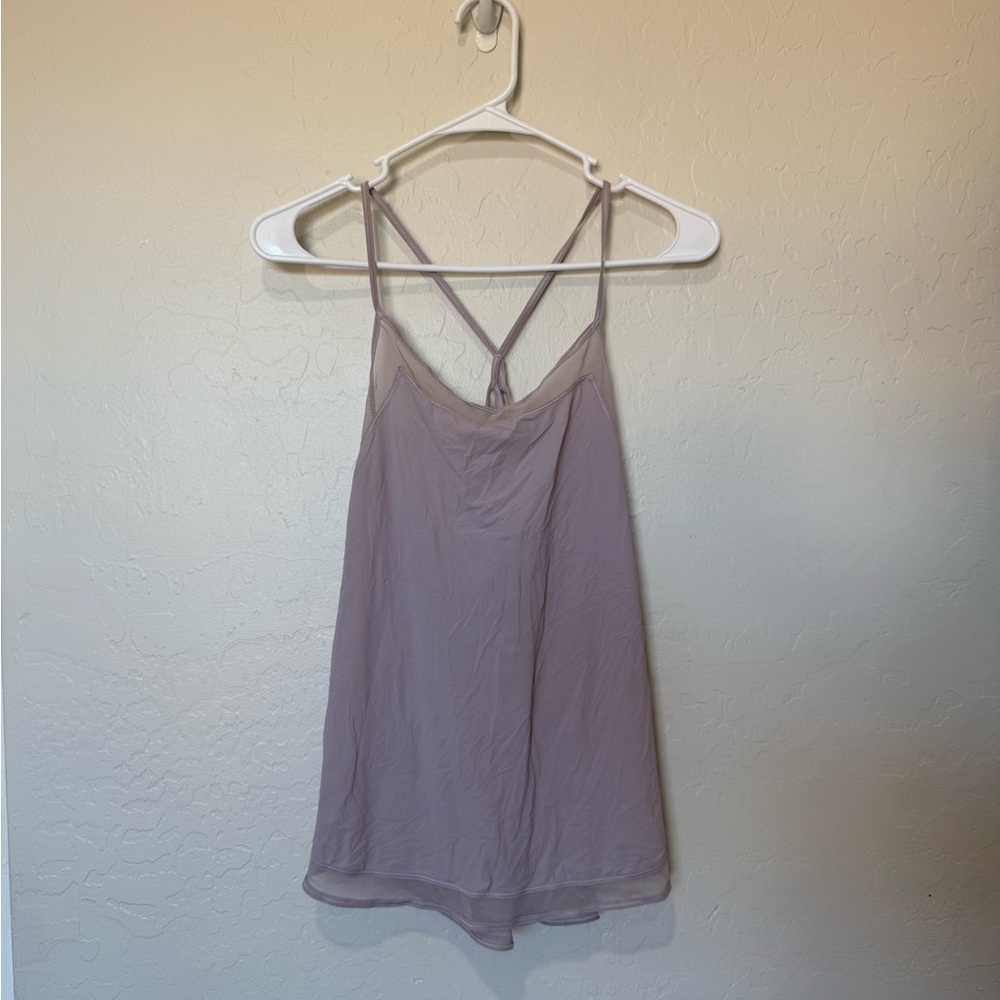 Lululemon Athletica Mauve Spaghetti Strap Top